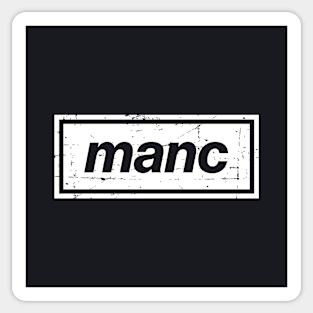 The Mancunian Indie Music Manc Sticker
